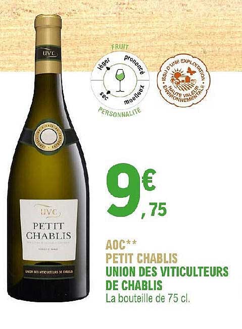 aoc petit chablis union des viticulteurs de chablis