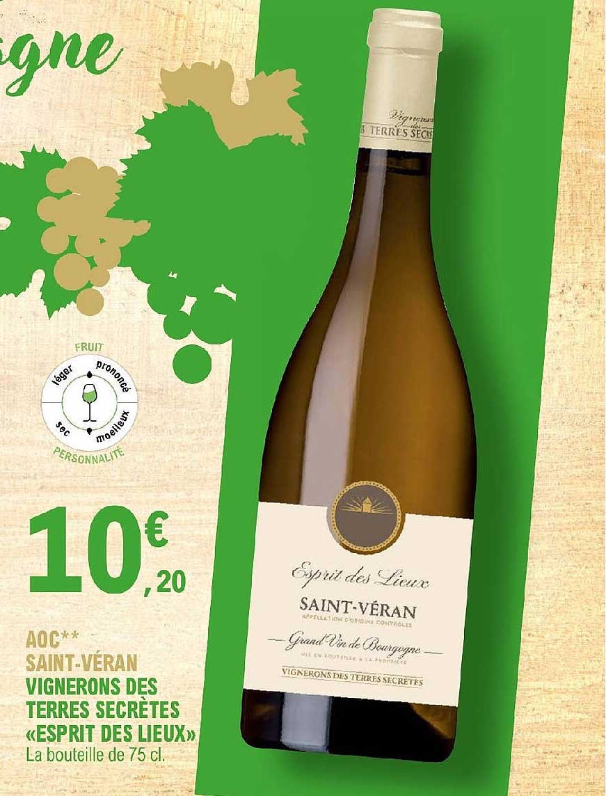 aoc saint-véran vignerons des terres secrètes «esprit des lieux»