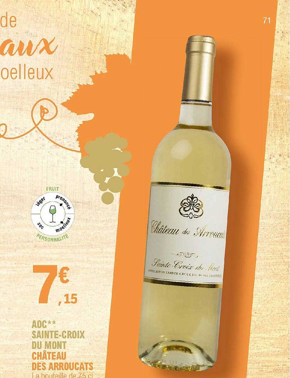aoc sainte-croix du mont château des arroucats