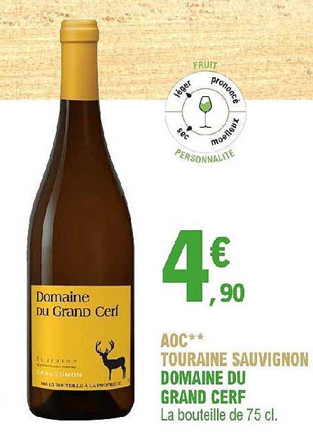 aoc touraine sauvignon domaine du grand cerf