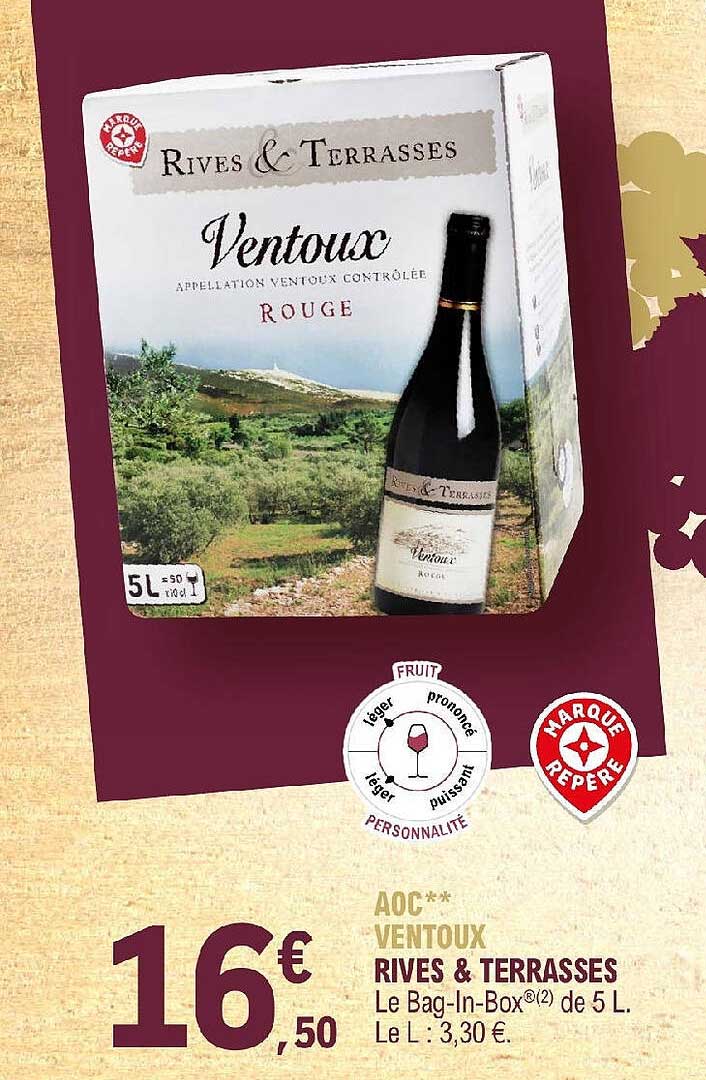 aoc ventoux rives & terrasses