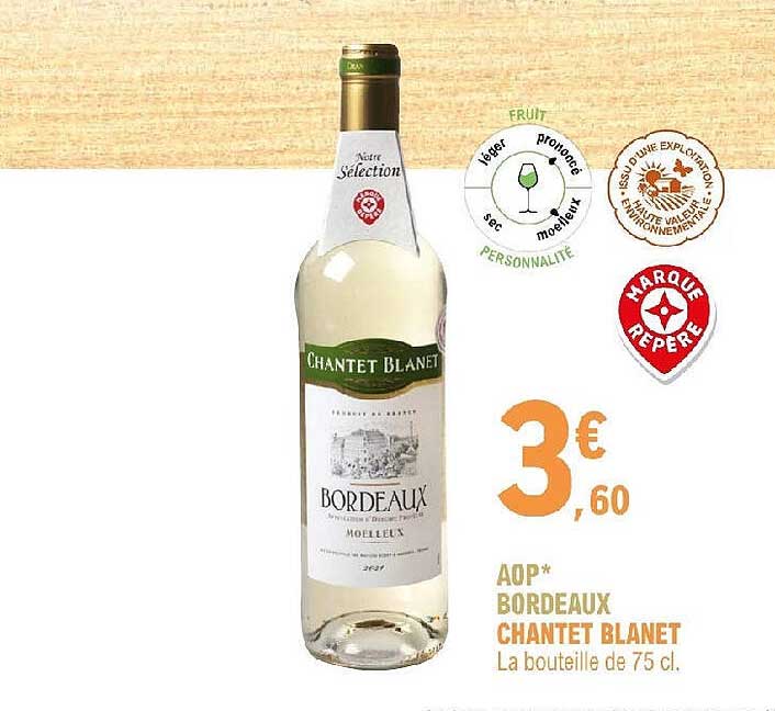 aop bordeaux chantet blanet