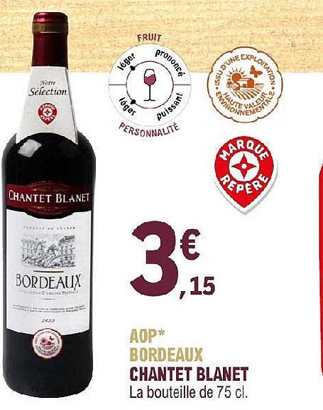 aop bordeaux chantet blanet