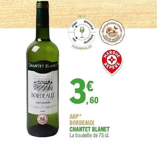 aop bordeaux chantet blanet