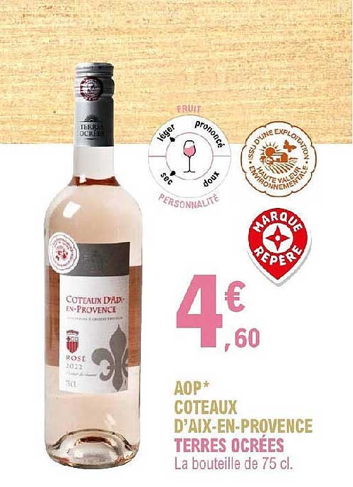 aop côteaux d'aix-en-provence terres ocrées