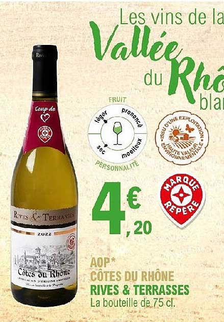 aop côtes du rhône rives & terrasses