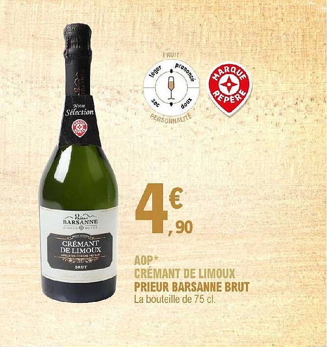 Aop Crémant De Limoux Prieur Barsanne Brut