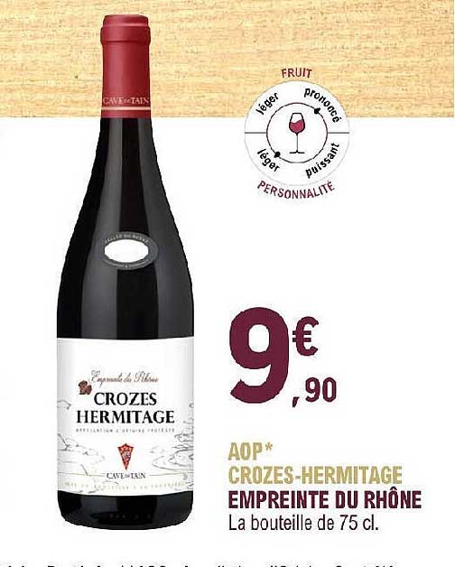 aop crozes-hermitage empreinte du rhône