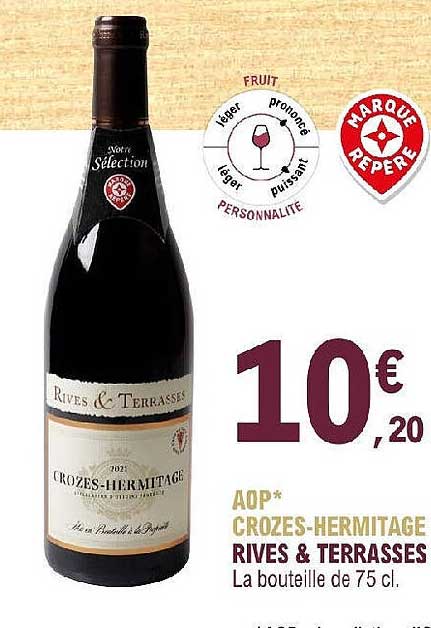 aop crozes-hermitage rives & terrasses