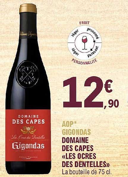 aop gigondas domaine des capes «les ocres des dentelles»