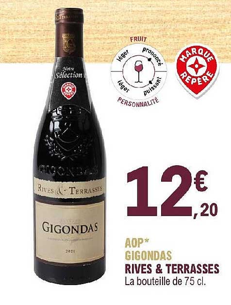 aop gigondas rives & terrasses