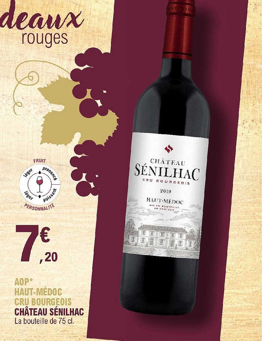 aop haut-médoc cru bourgeois château sénilhac