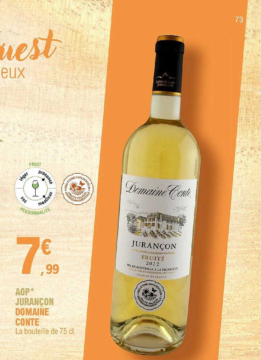 Aop Jurançon Domaine Conte