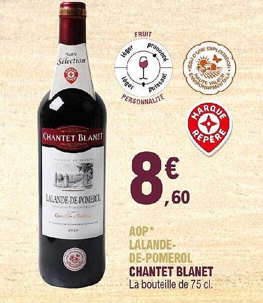 aop lalande-de-pomerol chantet blanet