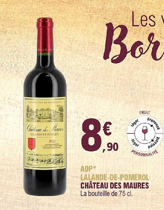 aop lalande-de-pomerol château des maures