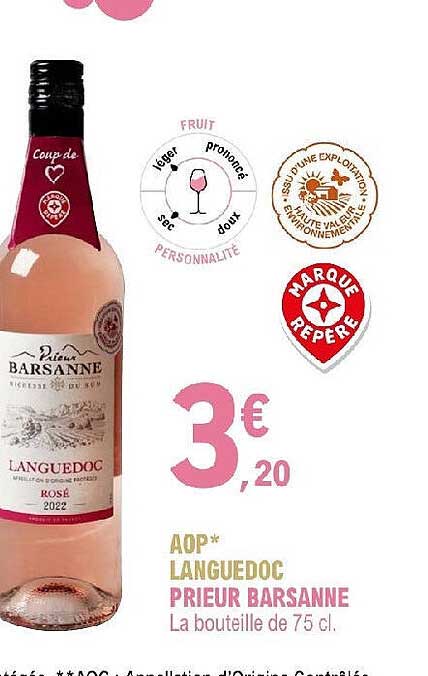 aop languedoc prieur barsanne