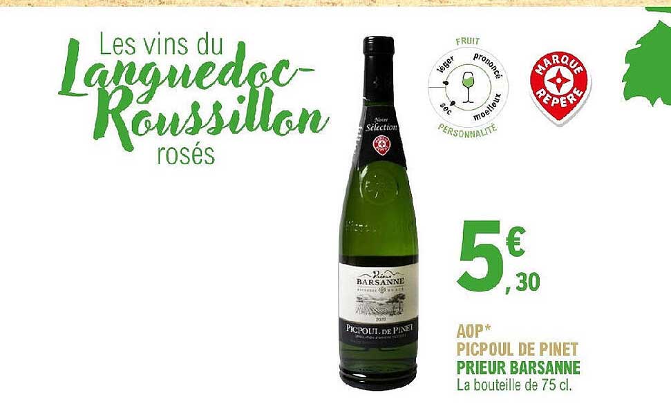 aop picpoul de pinet prieur barsanne