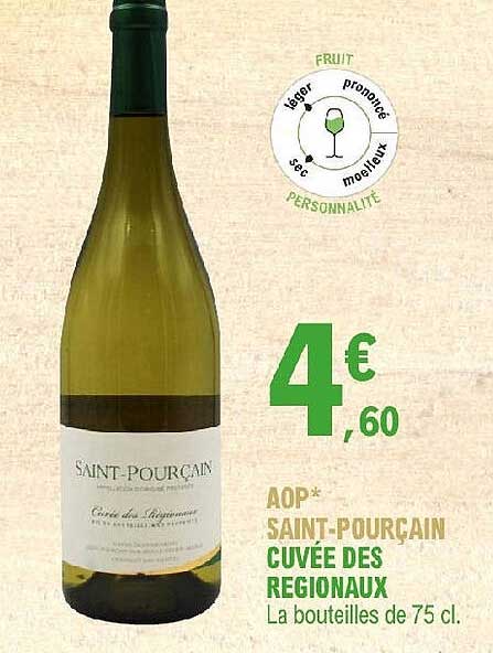 aop saint-pourçain cuvée des régionaux