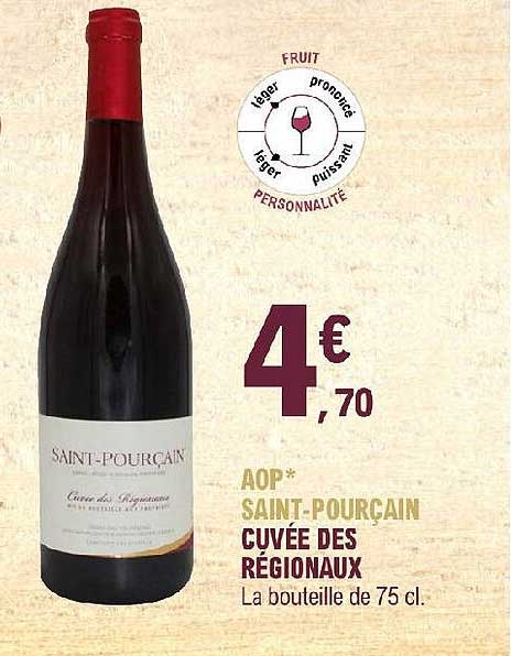 aop saint-pourçain cuvée des régionaux