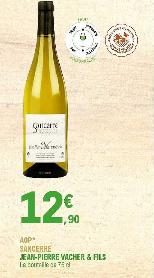 aop sancerre jean-pierre vacher & fils