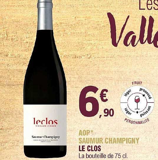 aop saumur champigny le clos