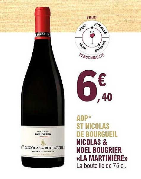 aop st nicolas de bourgueil nicolas & noel bougrier «la martinière»