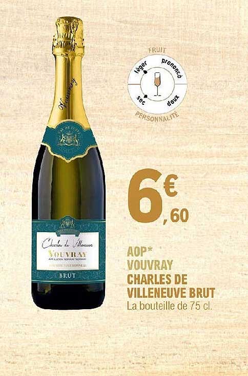 aop vouvray charles de villeneuve brut