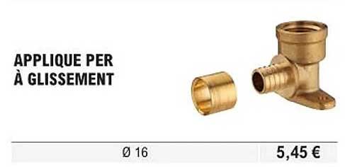 applique per à glissement