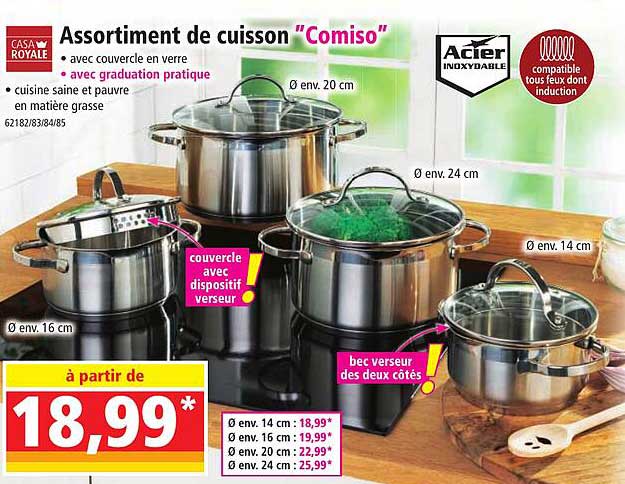Assortiment De Cuisson "comiso" Casa Royale