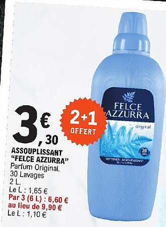 assouplissant "felce azzurra"