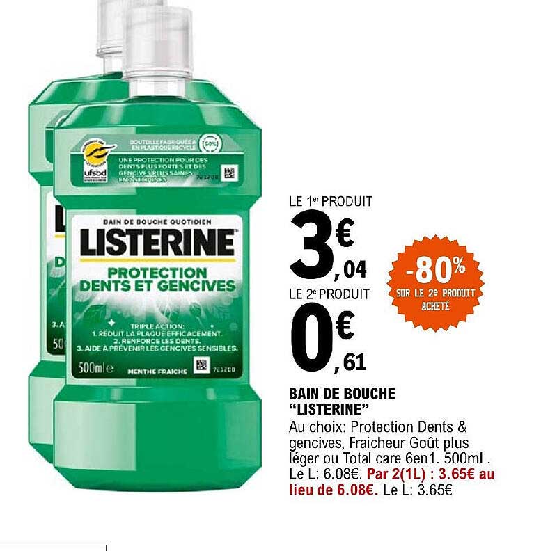 Bain De Bouche "listerine"
