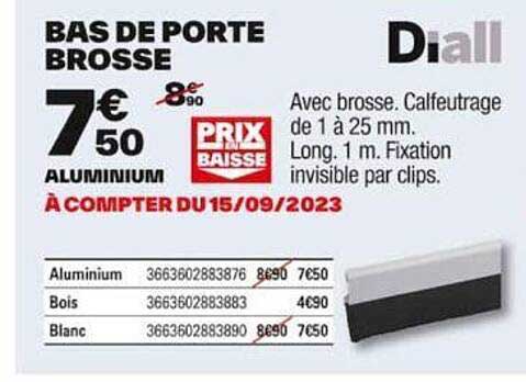 Bas De Porte Brosse Diall