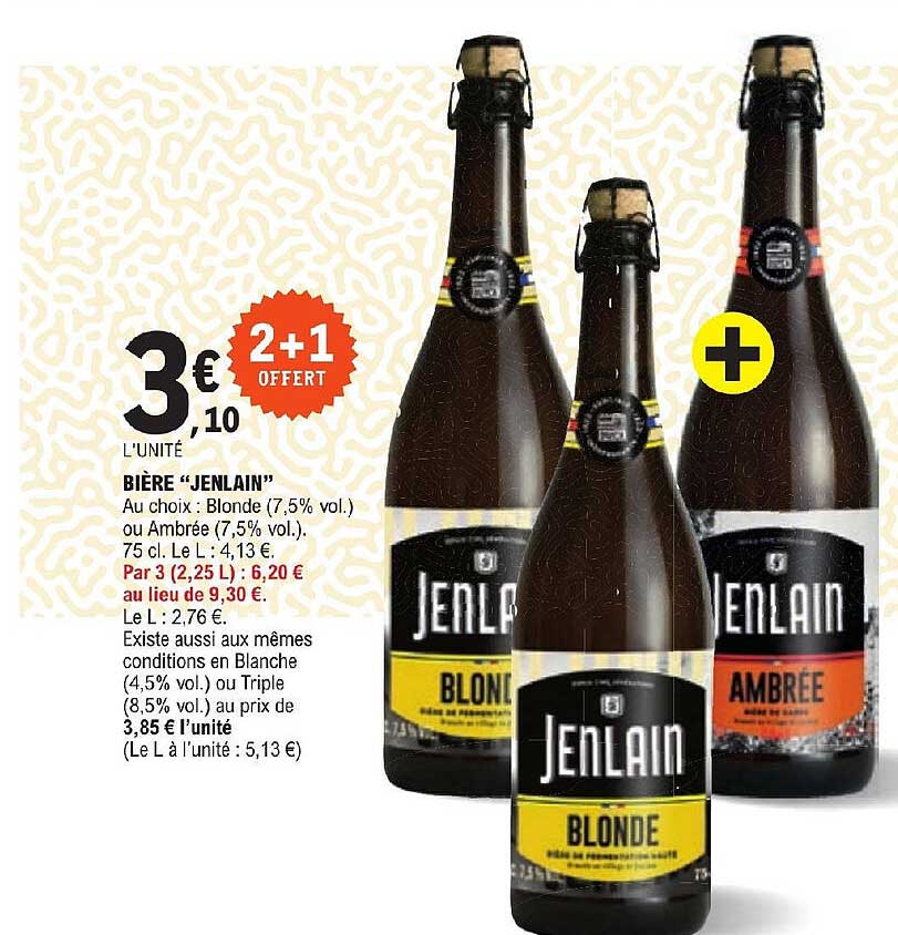 Bière "jenlain"