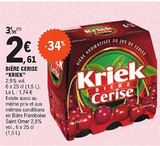 bière cerise "kriek"