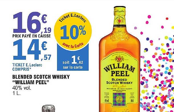 Blended Scotch Whisky "william Peel"