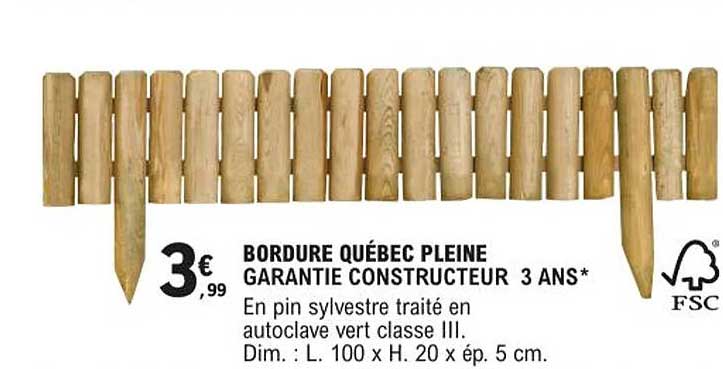 bordure québec pleine