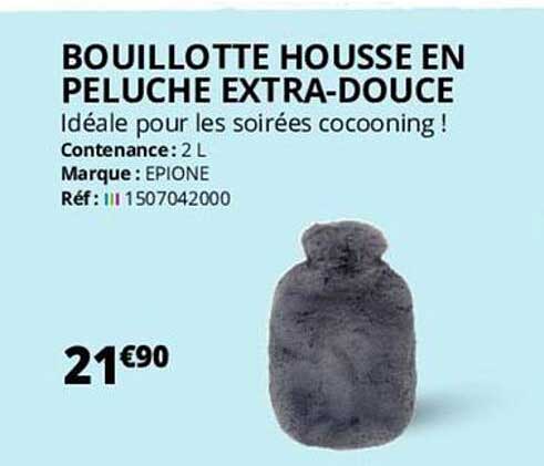 Bouillotte Housse En Peluche Extra-douce