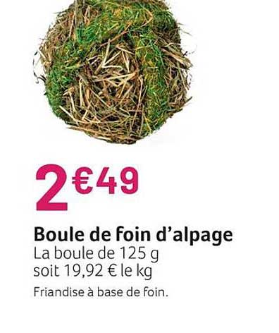 boule de foin d'alpage