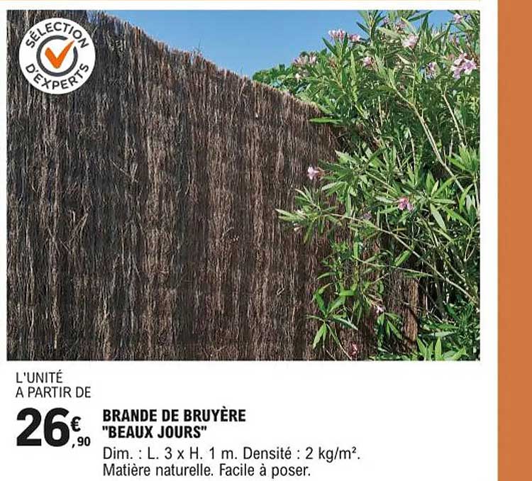 brande de bruyère "beaux jours"