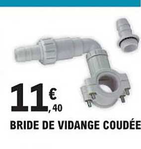 bride de vidange coudée