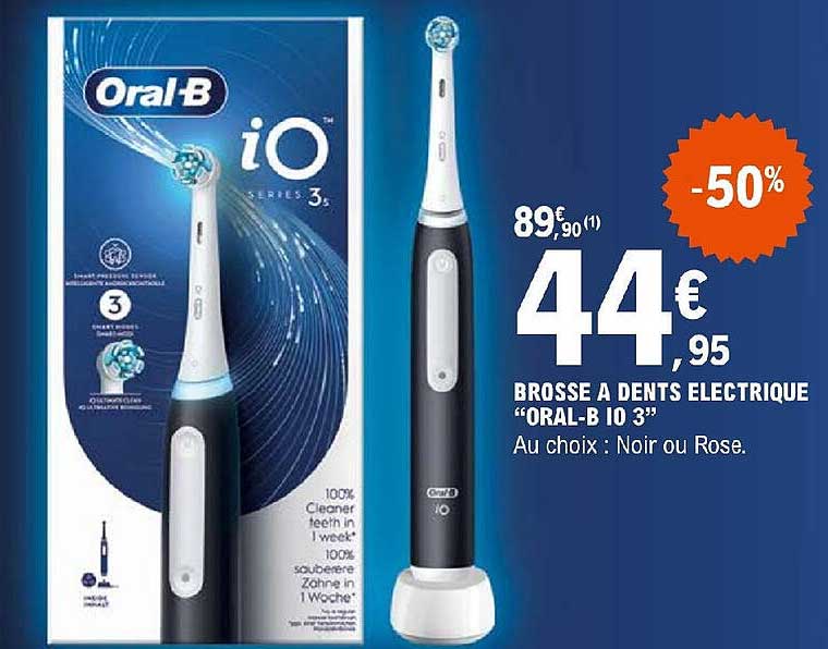 brosse à dents électrique "oral-b i0 3"