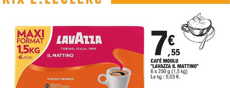 Café Moulu "lavazza Il Mattino"