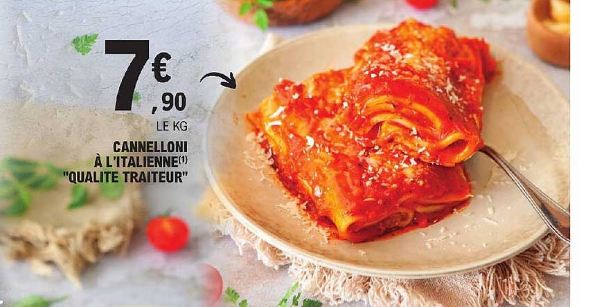 cannelloni à l'italienne "qualité traiteur"