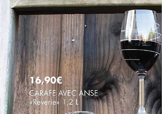 carafe avec anse "reverie"