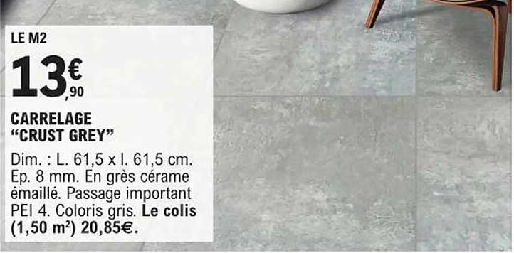 carrelage "crust grey"