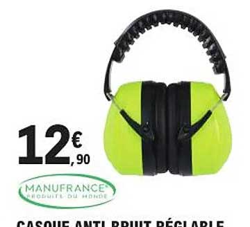 casque anti bruit réglable manufrance