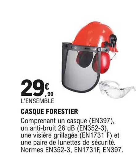 casque forestier
