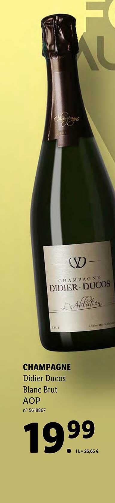champagne didier ducos blanc brut aop