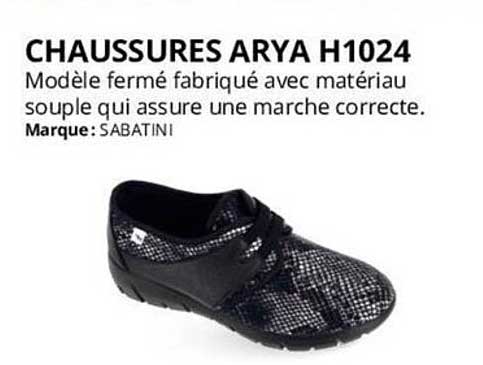 chaussures arya h1024 sabatini