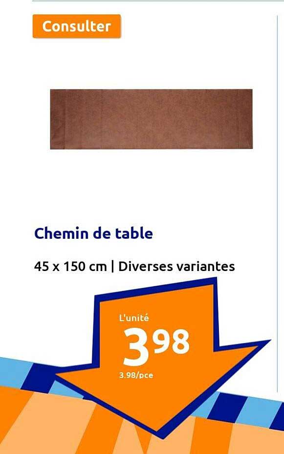 Chemin De Table